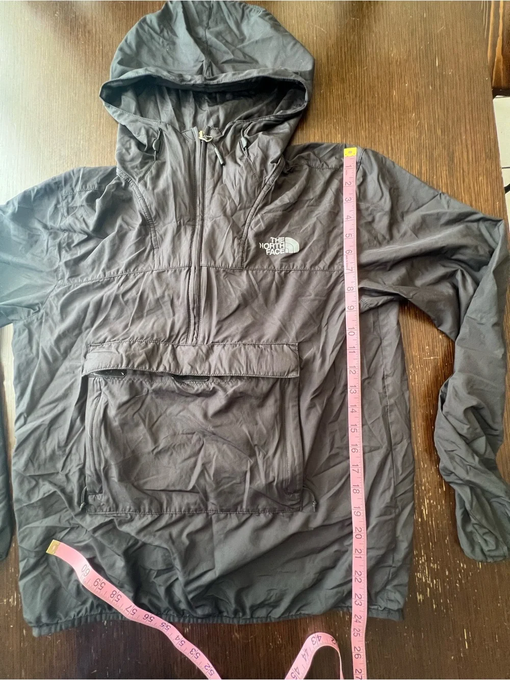 The North Face Black Hooded Windbreaker Pullover